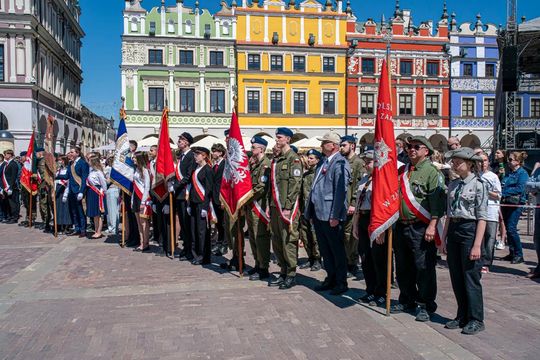 Tak Zamość świętował rocznicę uchwalenia Konstytucji 3 Maja [ZDJĘCIA]