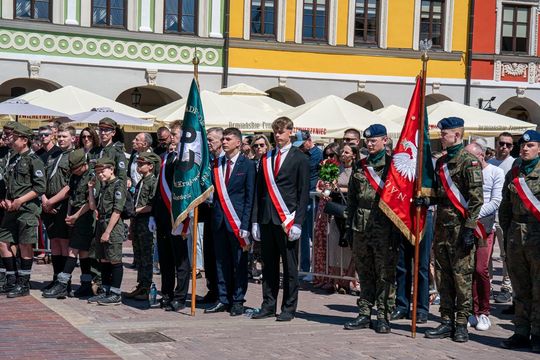 Tak Zamość świętował rocznicę uchwalenia Konstytucji 3 Maja [ZDJĘCIA]