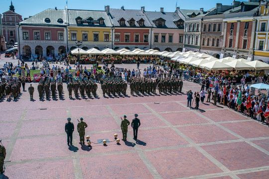 Tak Zamość świętował rocznicę uchwalenia Konstytucji 3 Maja [ZDJĘCIA]