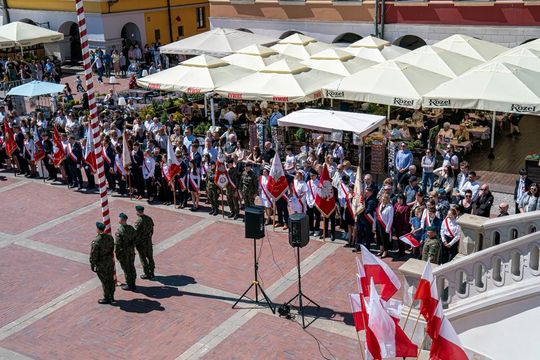 Tak Zamość świętował rocznicę uchwalenia Konstytucji 3 Maja [ZDJĘCIA]