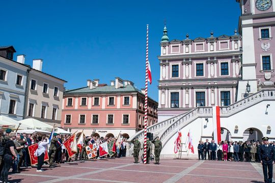 Tak Zamość świętował rocznicę uchwalenia Konstytucji 3 Maja [ZDJĘCIA]