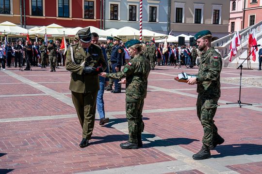 Tak Zamość świętował rocznicę uchwalenia Konstytucji 3 Maja [ZDJĘCIA]