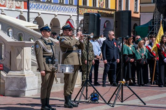 Tak Zamość świętował rocznicę uchwalenia Konstytucji 3 Maja [ZDJĘCIA]