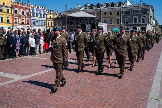 Tak Zamość świętował rocznicę uchwalenia Konstytucji 3 Maja [ZDJĘCIA]