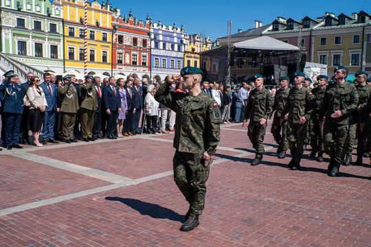 Tak Zamość świętował rocznicę uchwalenia Konstytucji 3 Maja [ZDJĘCIA]
