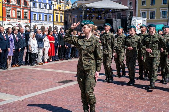 Tak Zamość świętował rocznicę uchwalenia Konstytucji 3 Maja [ZDJĘCIA]