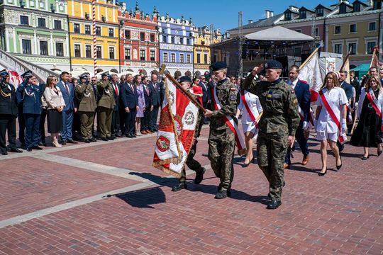 Tak Zamość świętował rocznicę uchwalenia Konstytucji 3 Maja [ZDJĘCIA]