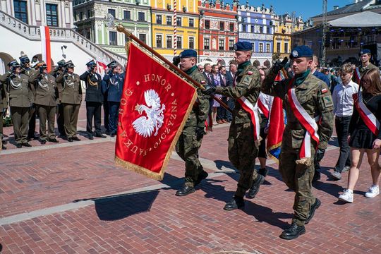 Tak Zamość świętował rocznicę uchwalenia Konstytucji 3 Maja [ZDJĘCIA]
