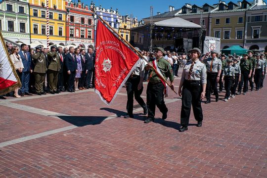 Tak Zamość świętował rocznicę uchwalenia Konstytucji 3 Maja [ZDJĘCIA]