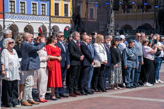 Tak Zamość świętował rocznicę uchwalenia Konstytucji 3 Maja [ZDJĘCIA]