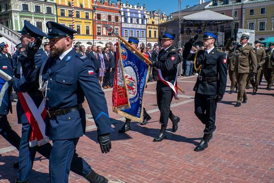 Tak Zamość świętował rocznicę uchwalenia Konstytucji 3 Maja [ZDJĘCIA]