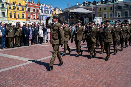 Tak Zamość świętował rocznicę uchwalenia Konstytucji 3 Maja [ZDJĘCIA]