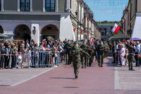 Tak Zamość świętował rocznicę uchwalenia Konstytucji 3 Maja [ZDJĘCIA]