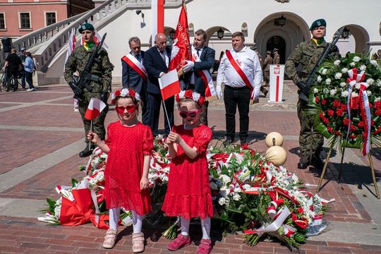 Tak Zamość świętował rocznicę uchwalenia Konstytucji 3 Maja [ZDJĘCIA]