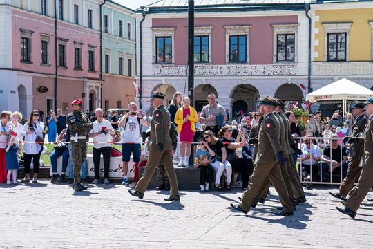 Tak Zamość świętował rocznicę uchwalenia Konstytucji 3 Maja [ZDJĘCIA]