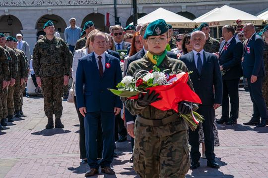 Tak Zamość świętował rocznicę uchwalenia Konstytucji 3 Maja [ZDJĘCIA]