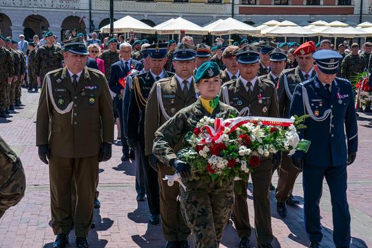 Tak Zamość świętował rocznicę uchwalenia Konstytucji 3 Maja [ZDJĘCIA]