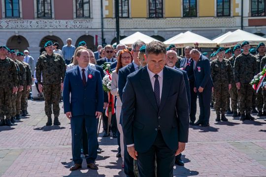 Tak Zamość świętował rocznicę uchwalenia Konstytucji 3 Maja [ZDJĘCIA]