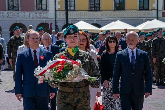 Tak Zamość świętował rocznicę uchwalenia Konstytucji 3 Maja [ZDJĘCIA]