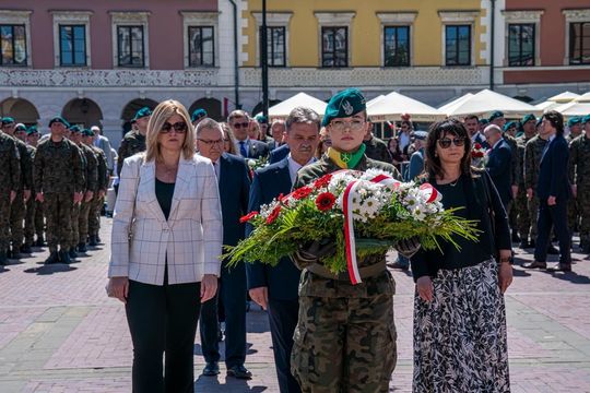 Tak Zamość świętował rocznicę uchwalenia Konstytucji 3 Maja [ZDJĘCIA]