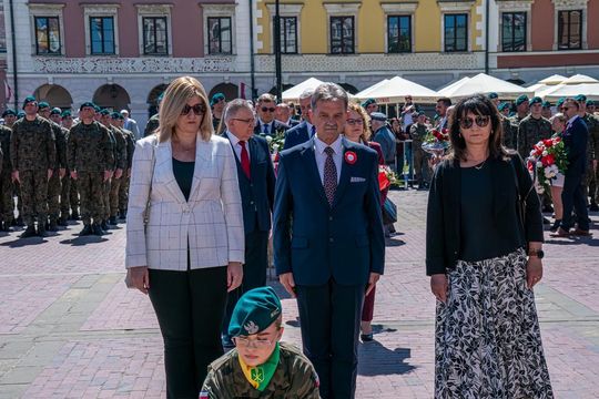 Tak Zamość świętował rocznicę uchwalenia Konstytucji 3 Maja [ZDJĘCIA]