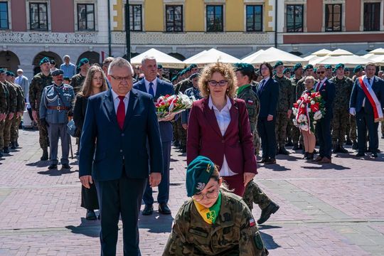 Tak Zamość świętował rocznicę uchwalenia Konstytucji 3 Maja [ZDJĘCIA]