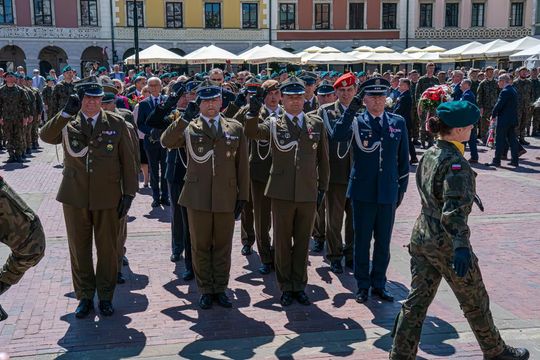 Tak Zamość świętował rocznicę uchwalenia Konstytucji 3 Maja [ZDJĘCIA]