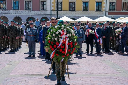 Tak Zamość świętował rocznicę uchwalenia Konstytucji 3 Maja [ZDJĘCIA]