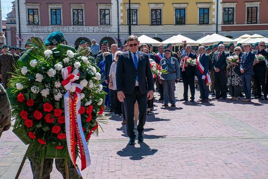 Tak Zamość świętował rocznicę uchwalenia Konstytucji 3 Maja [ZDJĘCIA]