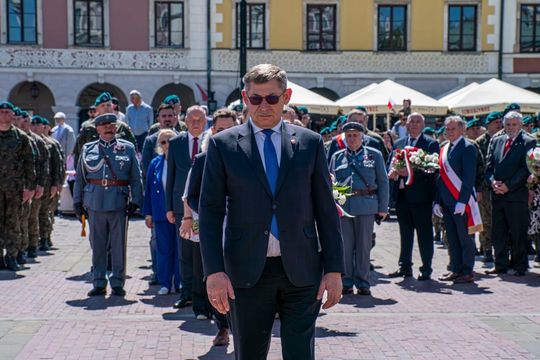 Tak Zamość świętował rocznicę uchwalenia Konstytucji 3 Maja [ZDJĘCIA]