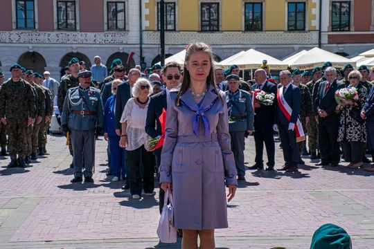 Tak Zamość świętował rocznicę uchwalenia Konstytucji 3 Maja [ZDJĘCIA]