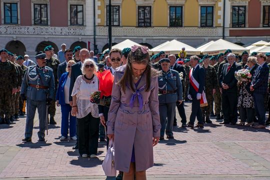 Tak Zamość świętował rocznicę uchwalenia Konstytucji 3 Maja [ZDJĘCIA]
