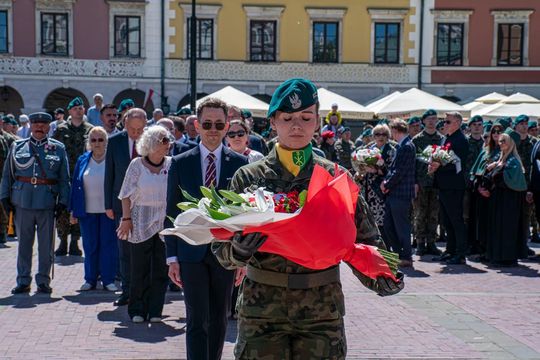 Tak Zamość świętował rocznicę uchwalenia Konstytucji 3 Maja [ZDJĘCIA]