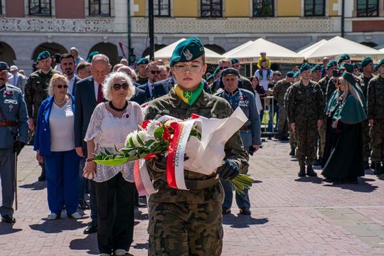 Tak Zamość świętował rocznicę uchwalenia Konstytucji 3 Maja [ZDJĘCIA]