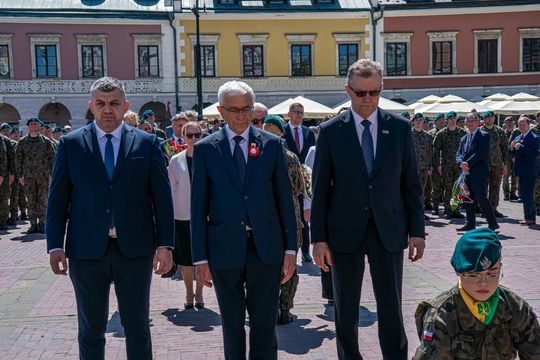 Tak Zamość świętował rocznicę uchwalenia Konstytucji 3 Maja [ZDJĘCIA]