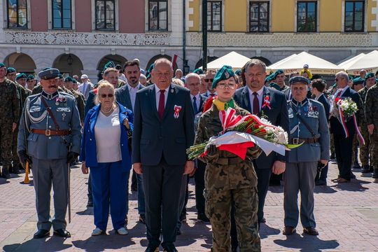 Tak Zamość świętował rocznicę uchwalenia Konstytucji 3 Maja [ZDJĘCIA]