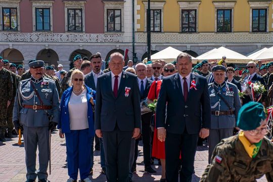 Tak Zamość świętował rocznicę uchwalenia Konstytucji 3 Maja [ZDJĘCIA]