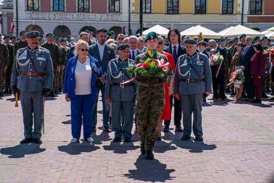 Tak Zamość świętował rocznicę uchwalenia Konstytucji 3 Maja [ZDJĘCIA]