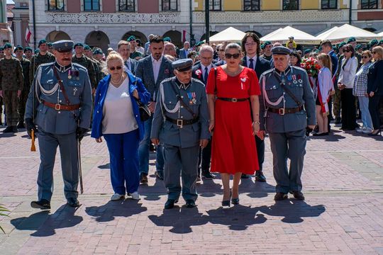 Tak Zamość świętował rocznicę uchwalenia Konstytucji 3 Maja [ZDJĘCIA]