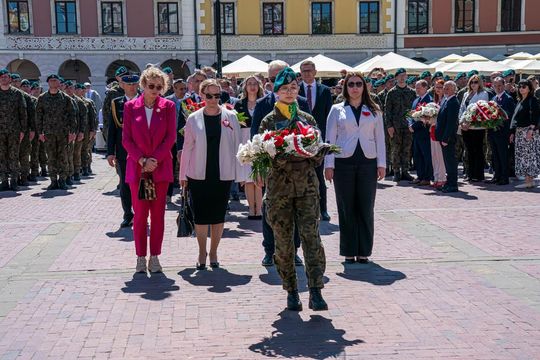 Tak Zamość świętował rocznicę uchwalenia Konstytucji 3 Maja [ZDJĘCIA]