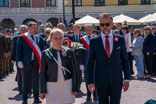 Tak Zamość świętował rocznicę uchwalenia Konstytucji 3 Maja [ZDJĘCIA]