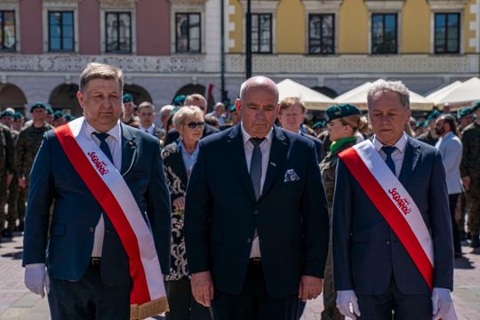 Tak Zamość świętował rocznicę uchwalenia Konstytucji 3 Maja [ZDJĘCIA]