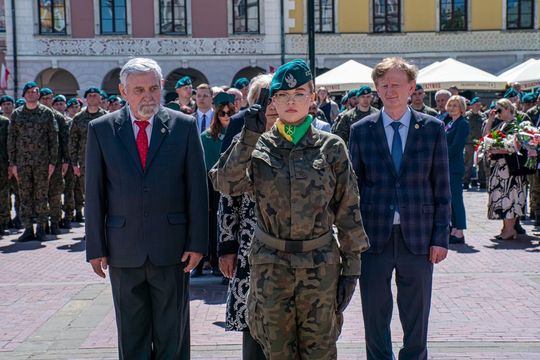 Tak Zamość świętował rocznicę uchwalenia Konstytucji 3 Maja [ZDJĘCIA]