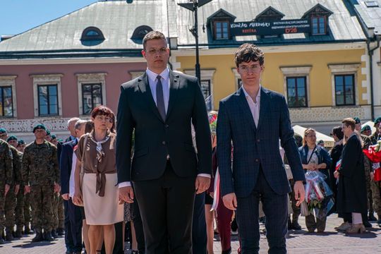 Tak Zamość świętował rocznicę uchwalenia Konstytucji 3 Maja [ZDJĘCIA]