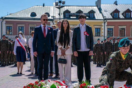 Tak Zamość świętował rocznicę uchwalenia Konstytucji 3 Maja [ZDJĘCIA]