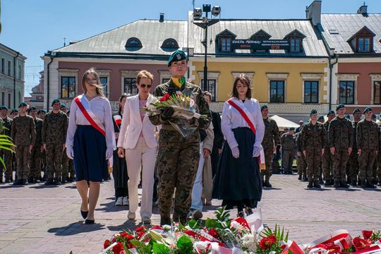 Tak Zamość świętował rocznicę uchwalenia Konstytucji 3 Maja [ZDJĘCIA]
