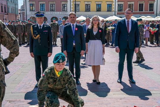 Tak Zamość świętował rocznicę uchwalenia Konstytucji 3 Maja [ZDJĘCIA]