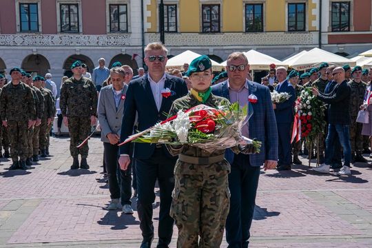 Tak Zamość świętował rocznicę uchwalenia Konstytucji 3 Maja [ZDJĘCIA]