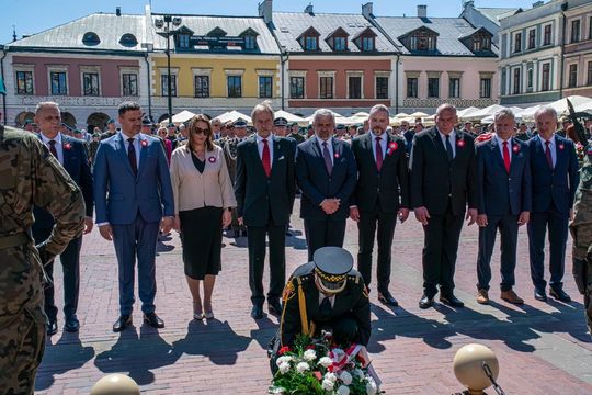 Tak Zamość świętował rocznicę uchwalenia Konstytucji 3 Maja [ZDJĘCIA]
