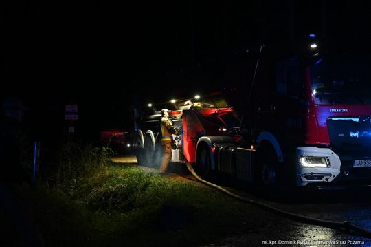 Wielki pożar lasu na pograniczu gmin Józefów i Łukowa [ZDJĘCIA]